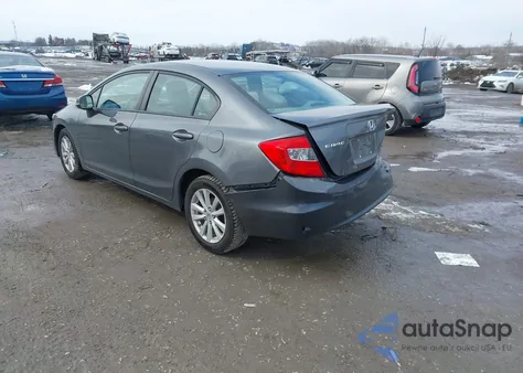 2012 Honda Civic Ex from USA, damaged, VIN 2HGFB2F81CH304789